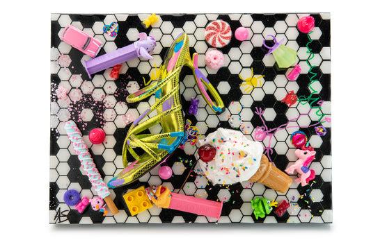 Amy Shekhter Artwork. Art Basel week 2022. Fashion and art