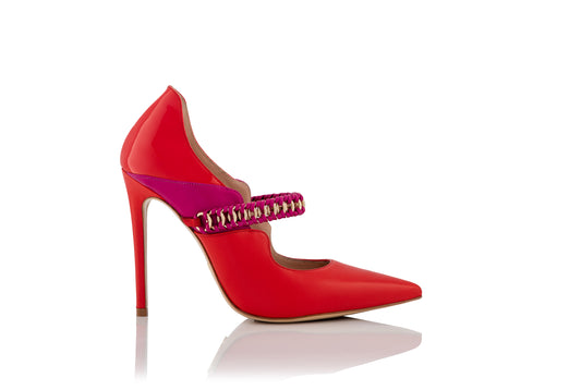 Italian Red high Heel in gender neutral sizing