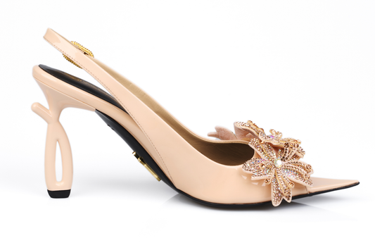 Succeed Sandals (Nude)